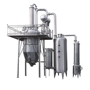 Système de concentration par évaporation en acier inoxydable à film tombant avec séparateur-condenseur pour la transformation alimentaire, des jus, du <span class=keywords><strong>lait</strong></span> et des produits chimiques - Product Image 1