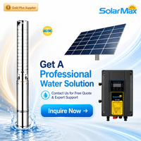 Pompe à eau solaire haute pression 100m 5,5m³/h SolarMax 1100W 144 cellules puissante à haute pression pour l'irrigation agricole 1100W