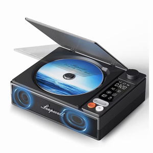 Reproductor de CD Retro al por Mayor, Altavoz BT, Puerto Óptico USB MP3, Mini Reproductor de Música para el Hogar, Escritorio, Auto, Reproductor de CD Portátil Estéreo - Product Image 6