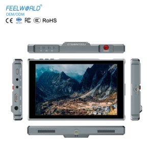 Moniteur de terrain pour caméra FW759 PRO à <span class=keywords><strong>écran</strong></span> tactile 7 pouces IPS 1280x800 avec entrée casque stéréo 3,5 mm et Type-C pour la réalisation de films - Product Image 1
