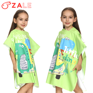 <span class=keywords><strong>Poncho</strong></span> <span class=keywords><strong>de</strong></span> <span class=keywords><strong>bain</strong></span> à capuche en coton doux à séchage rapide pour enfants Serviette <span class=keywords><strong>de</strong></span> <span class=keywords><strong>bain</strong></span> à motifs <span class=keywords><strong>de</strong></span> dinosaures pour nouveau-nés Chambre à coucher - Product Image 2