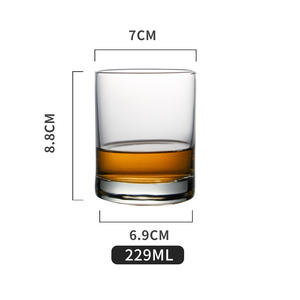 Libbey موضة قديمة كوب ويسكي قاعدة ثقيلة خمر عالي الجودة زجاج كريستال خالي من الرصاص للبيع بالجملة - Product Image 5