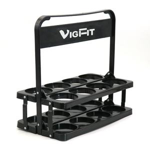 스포츠 물병 8 팩 접이식 플라스틱 홀더 접이식 8 병 캐리어 - Product Image 4