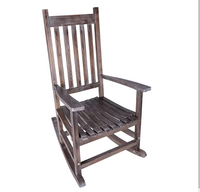 Nouvelle chaise à bascule moderne en cèdre pour usage intérieur et extérieur, siège confortable en bois naturel, bascule personnalisée