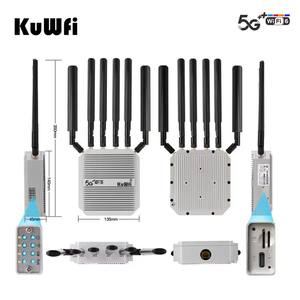 Sdx75 5G Modem KuWFi Gigabit Çift Bant 3000Mbps NSA/SA 360 Wifi Yönlendirici VPN Dış Mekan 5g Wifi Cpe Router 2 Sim Kart Yuvası ile - Product Image 4