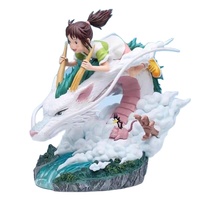 Figurine PVC Haku de Spirited Away - Adorable Statue de Bureau Emouvante du Japon avec Emballage en Boîte Colorée