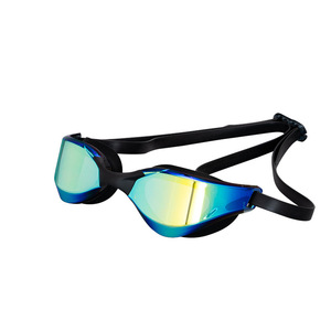 Gafas de natación electrochapadas antivaho de alta definición para adultos, montura pequeña para competición y entrenamiento - Product Image 4