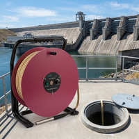 Sondeur portable de niveau d'eau souterraine pour barrages hydroélectriques avec alarme sonore et LED, outil de forage IP68