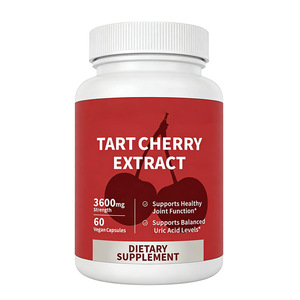 Cápsulas de Extracto de Cereza, 3600mg de Potencia, 60 Cápsulas Veganas, Suplemento Dietético - Product Image 1