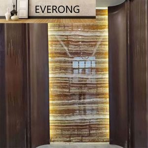 Precio bajo directo de fábrica: Losas y azulejos de ónix natural tigre, ónix turco, ónix retroiluminado marrón, ónix con vetas amarillas. - Product Image 5