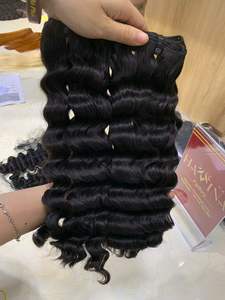 Extensiones de Cabello Vietnamita de Onda Profunda de Doble Trama de Alta Calidad, 100% Cabello Humano Virgen Natural, Sin Caída, Sin Enredos - Product Image 5