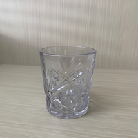 Verre à whisky en plastique sans BPA de qualité alimentaire, réutilisable et incassable, pour la maison, le bar et les fêtes