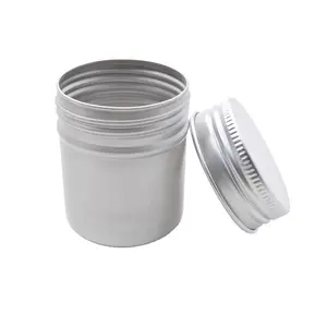 Factory direct sale empty cylindrical aluminum can 40mm * 51mm