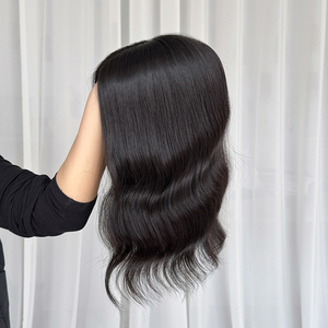 Topper de Cabello Natural de Color Natural 6.5*7" con Base de Seda Tejida, Topper de Cabello Humano Real Premium para Cabello Fino y con Pérdida de Volumen - Product Image 3
