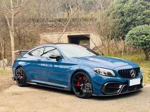 Jupes latérales en fibre de carbone style IMP pour <span class=keywords><strong>Mercedes</strong></span> Benz Classe <span class=keywords><strong>C</strong></span> W205 AMG C63 Berline Coupé 2015-2021 Kit carrosserie en fibre de carbone - Product Image 4
