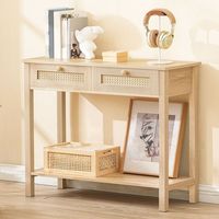 Table console avec tiroir, derrière canapé table avec tiroir, table d'entrée pour couloir, vente en gros
