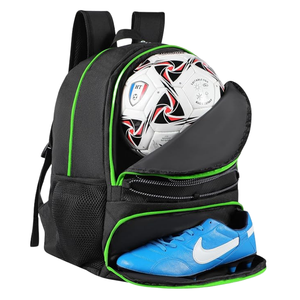 Sac à dos de basketball pour homme avec compartiment à chaussures, pliable, imperméable, grande capacité, sac à dos de sport décontracté, échantillon gratuit - Product Image 1