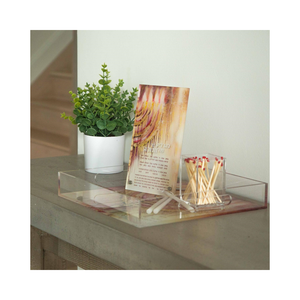 Hanoukka Hanoukka Bougie Éclairage Huile Tasse Cadeau Juif Judaica Acrylique Or Pierre Peint par <span class=keywords><strong>Judy</strong></span> Lucite Classique Menorah - Product Image 2