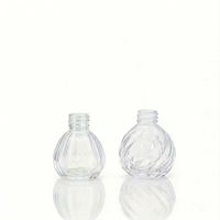 Diffuseur d'arômes en verre en forme de pomme de 100 ml, bouteille transparente pour diffuseur de parfum d'intérieur, bouteille vide avec bouchon à vis