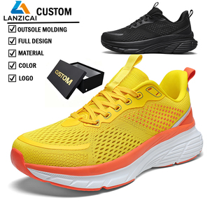 Chaussures de sport décontractées polyvalentes pour hommes 2026, grande taille, coupe large, semelle épaisse confortable, pour activités de plein air, avec logo personnalisé - Product Image 1