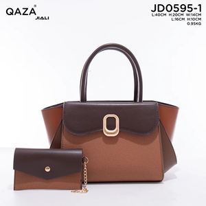 Sac à main pour femme en PU imperméable, de qualité magnifique, nouveau style, bandoulière, petit modèle 2-en-1, mode décontractée, luxe, avec détails métalliques - Product Image 2