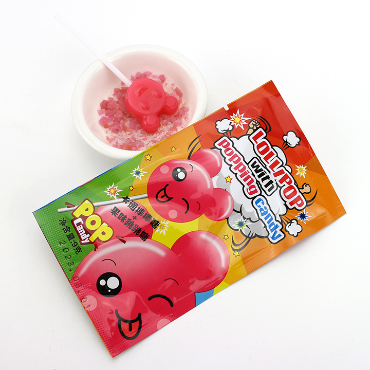 Cartoon face lollipop