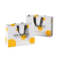 Design-Promotion Luxus Benutzerdefinierte Logo-Bedruckte Biologisch Abbaubare Papier-Geschenktüte Verpackung Einkaufstasche für Schuhe & Kleidung Herren Damen