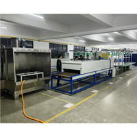 Four de séchage industriel compact intelligent à convoyeur en acier inoxydable, chauffage électrique 40KW, intégré pour peinture par pulvérisation