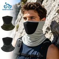 Cache-cou léger et extensible en maille de soie glacée pour l'été, résistant au vent et au sable, idéal pour les sports de plein air - Vente chaude