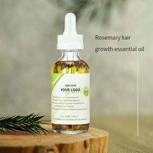 100% Natuurlijke Biologische Tea Tree Olie Verrijkte Rozemarijn Scalp Care Serum Eigen Merk Haarverzorging en Groeiolie voor Mannen en Vrouwen - Product Image 5