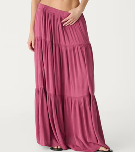 Falda Midi Mujer Elástica Básica Falda Larga Mujer Bohemia Playa