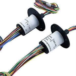 Contacteurs électriques compacts pour générateur éolien à 2-3-6-8-12-18-24-36 fils, modèle capsule à anneau collecteur, avec matériaux de contact durables - Product Image 1