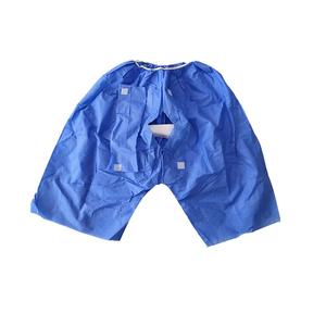 Tek Kullanımlık Tıbbi Hasta Pantolonu Unisex SMS Dokunmamış Kumaş Endoskopi Kolonoskopi Şortu - Product Image 1