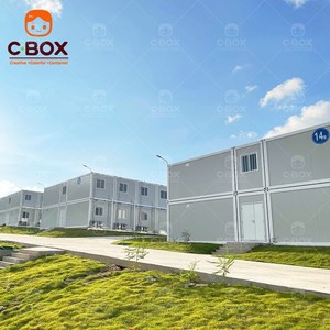 บ้านสำนักงานสำเร็จรูปแบบหลายชั้น Cbox ติดตั้งง่าย โมดูลาร์ สำหรับพักคนงาน แคมป์เคลื่อนที่สำหรับงานเหมือง บ้านคอนเทนเนอร์แบบแพ็คสำเร็จ - Product Image 1