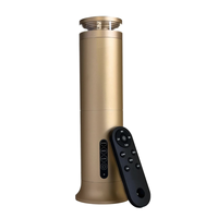 Diffuseur de parfum de table de haute qualité 100 ml Diffuseur d'huiles essentielles en aluminium avec lumière ambiante