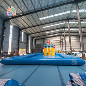 <span class=keywords><strong>Parque</strong></span> Acuático Inflable Comercial Grande con Tobogán y Piscina para Niños y Adultos, Equipo de Diversión al Aire Libre - Product Image 4