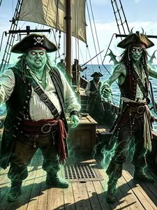 Pirati di Halloween Gradietto e Magri, Struttura Interna in Metallo e Ferro, Fabbricati in Cina, Imballaggio in Cartone - Product Image 6