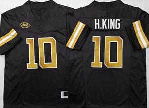 ジョージア工科大学のフットボールジャージの卸売 10 # H.KING 最高品質 ステッチ入り VP限定版 フットボールゲームジャージ - Product Image 4