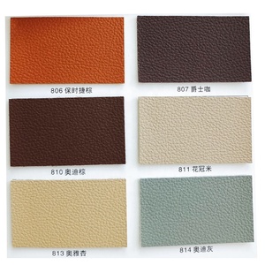 Sang trọng sợi nhỏ vải xe Ghế bìa da lộn trở lại da tổng hợp mô hình dập nổi PU Stretchable cho sofa túi may sử dụng - Product Image 4