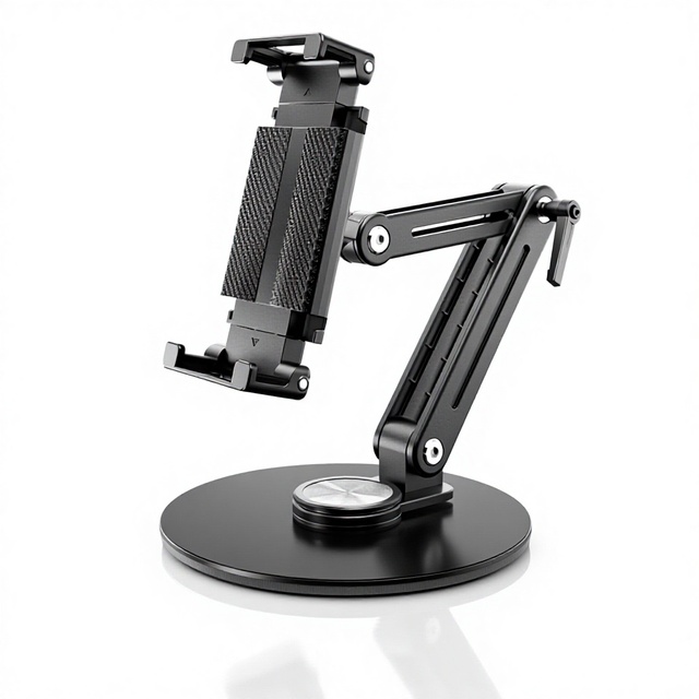 Bulk Order Heavy Duty iPad Pro 13 Inch Stand Lightweight 1.9 LBS Aluminum Tablet Desk Mount