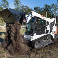Harga Grosir Aksesoris Skid Steer Loader Multifungsi 4 in 1 Bucket