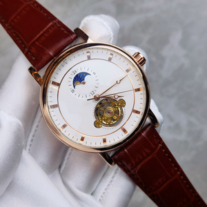 Reloj Tourbillon Clásico con Diseño Hueco, Elegante Estilo Casual de Negocios, Reloj de Pulsera Mecánico Automático Más Vendido - Product Image 1