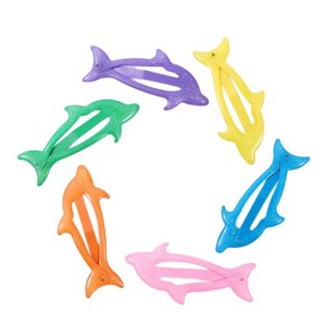 Pince à cheveux en résine plastique Dolphin BB Clip 10 cm pour enfant, accessoire quotidien pour la coiffure - Product Image 5