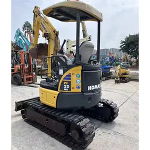 Usato giapponese Komatsu PC20 2 ton Diesel escavatore Mini scavatrice per la vendita in bulgaria mini accessori per scavatori