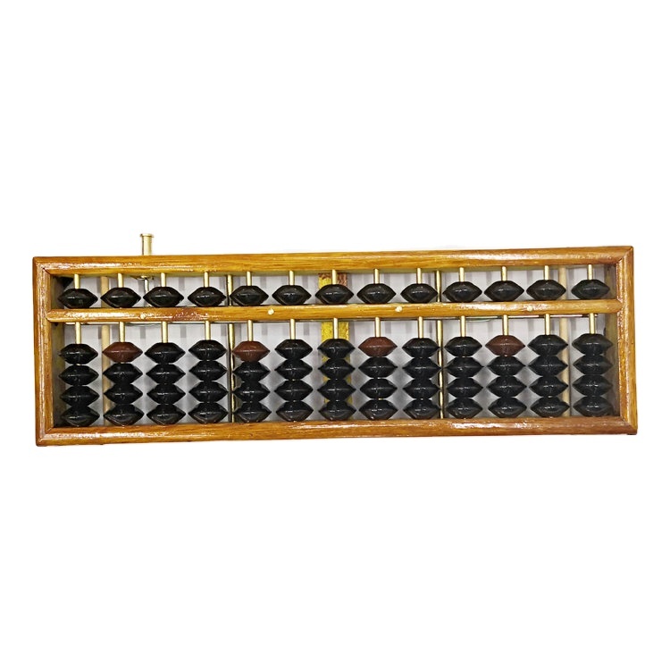 Boulier Traditionnel En Bois 7 Chiffres, 17 Colonnes – Outil Pédagogique Pour L'apprentissage Du Calcul