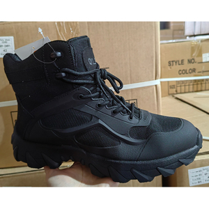 Bottes de sécurité de randonnée en maille noire SFA33 AS33, respirantes, toutes saisons, pour le trekking en plein air, chaussures tactiques en stock - Product Image 2