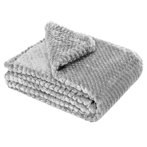 Manta de franela de piña a cuadros suave para el hogar de lujo personalizada, textiles para el hogar, mantas de lana Coral de poliéster para invierno, tamaño King - Product Image 2