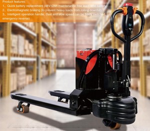 מלגזה חשמלית חדשה לעבודה לאורך כל היום לשימוש במסעדות וקמעונאות, מבנה חזק, החלפת סוללה פשוטה, כושר נשיאה 1500 ק\\\"ג-2 טון - Product Image 2