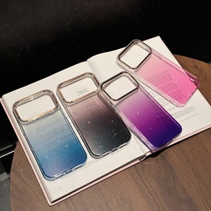 Coque de téléphone transparente dégradée pour iPhone 17 Pro Max, étui de protection antichoc en acrylique PC à grande ouverture pour iPhone 16 - Product Image 1