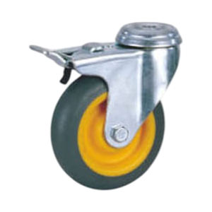 Rueda para Cama Médica de Alta Calidad con Núcleo de TPR y PP, Rodamiento Simple, Capacidad de Carga de 40kg-130kg - Product Image 2